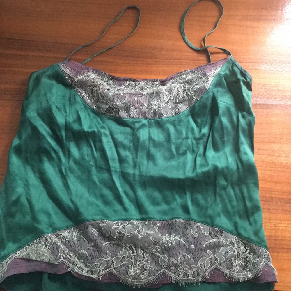 Stunning Silk & French Lace Camisole